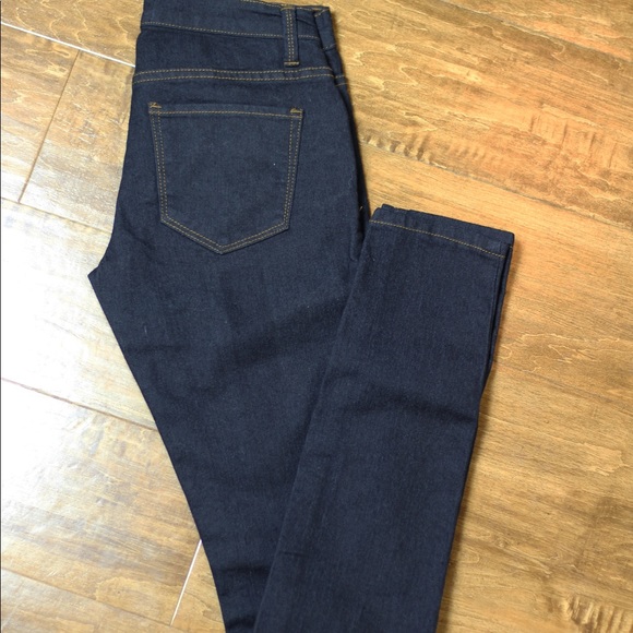 Dark Wash Low Rise Skinny Jeans - Picture 5 of 7